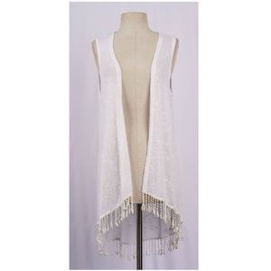SJS Sleeveless cardigan